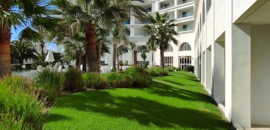 Stylish condo near pool and beach.